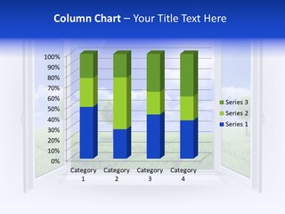 Window Field Illustration PowerPoint Template