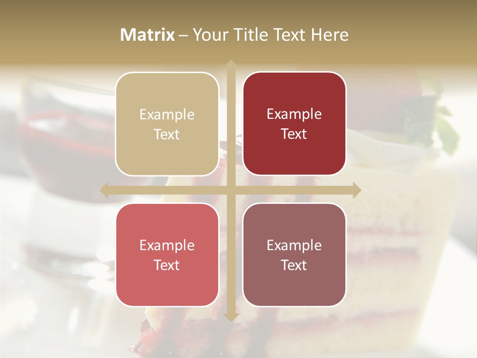 Plate Jelly Decoration PowerPoint Template