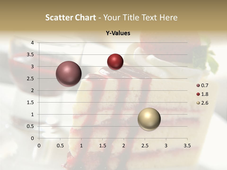 Plate Jelly Decoration PowerPoint Template