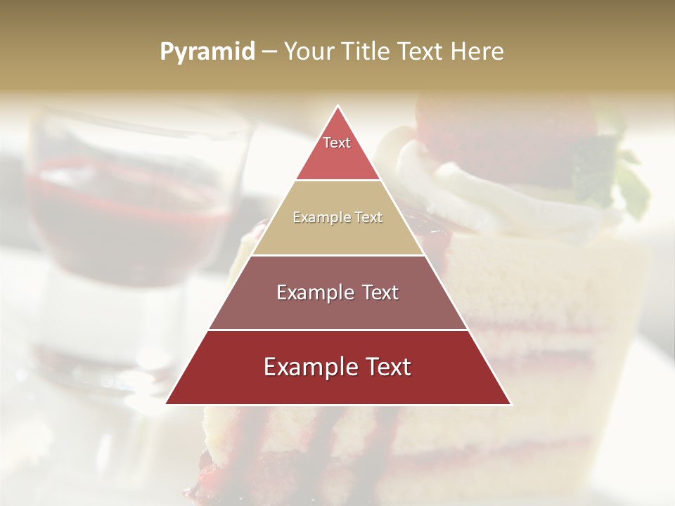 Plate Jelly Decoration PowerPoint Template