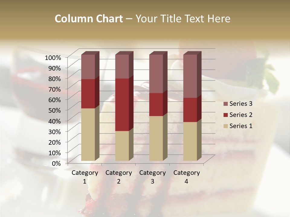 Plate Jelly Decoration PowerPoint Template