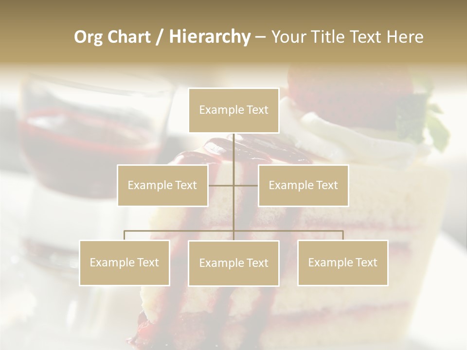 Plate Jelly Decoration PowerPoint Template