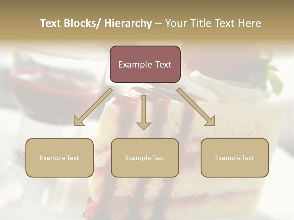 Plate Jelly Decoration PowerPoint Template
