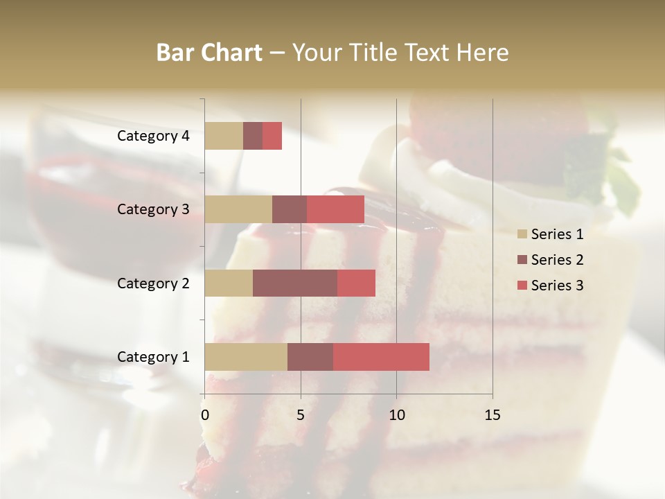 Plate Jelly Decoration PowerPoint Template