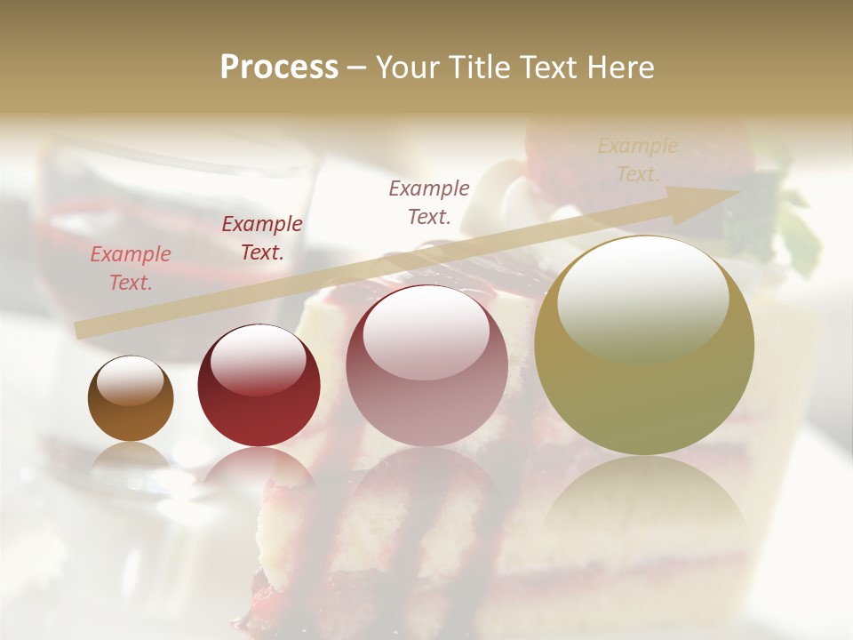 Plate Jelly Decoration PowerPoint Template