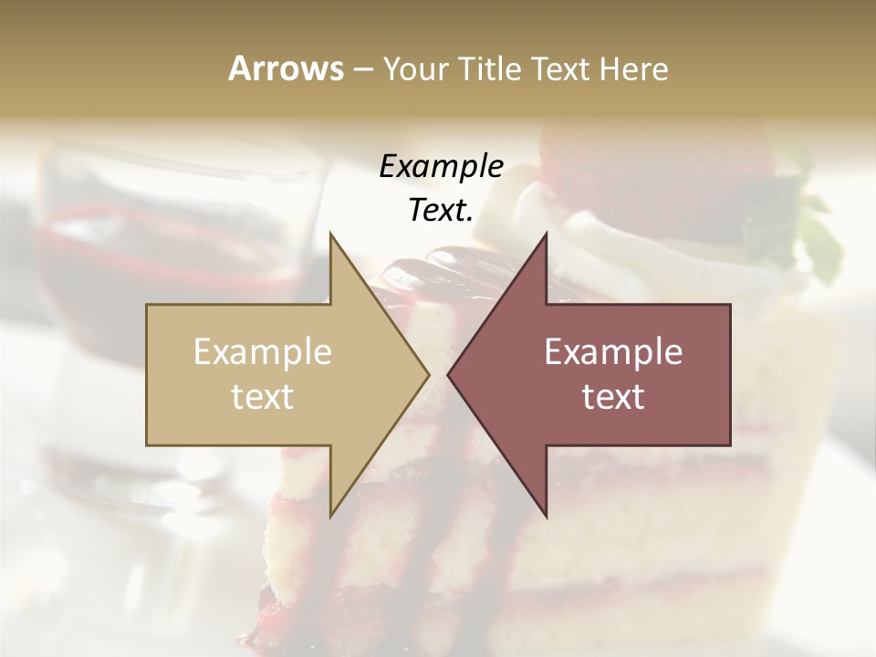 Plate Jelly Decoration PowerPoint Template