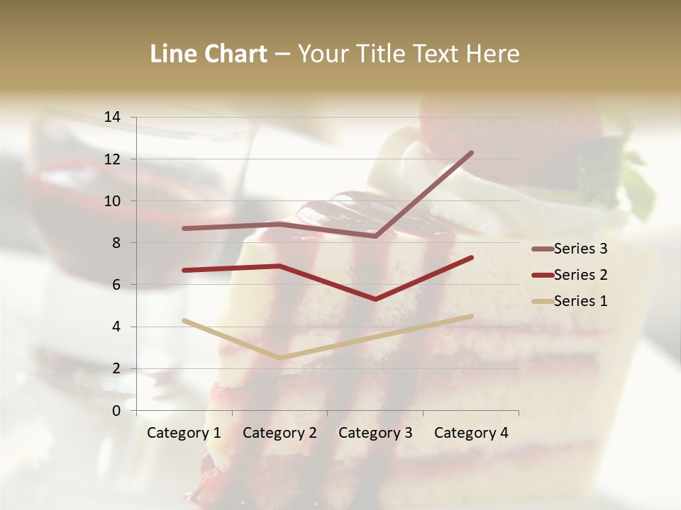 Plate Jelly Decoration PowerPoint Template