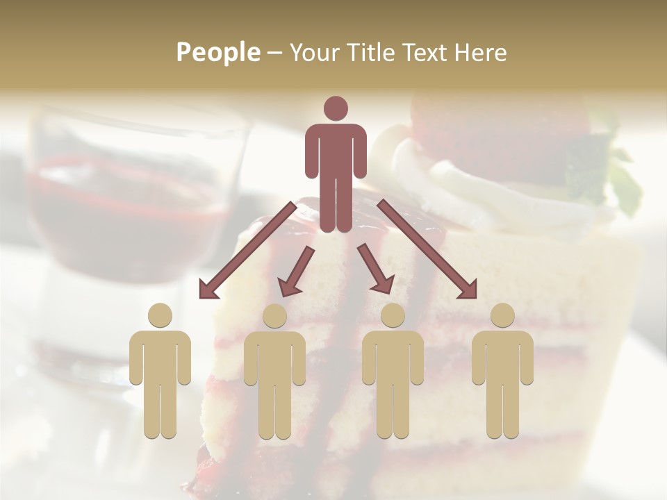 Plate Jelly Decoration PowerPoint Template