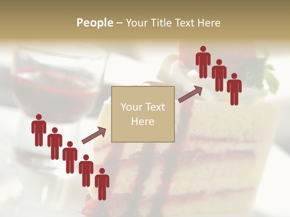 Plate Jelly Decoration PowerPoint Template