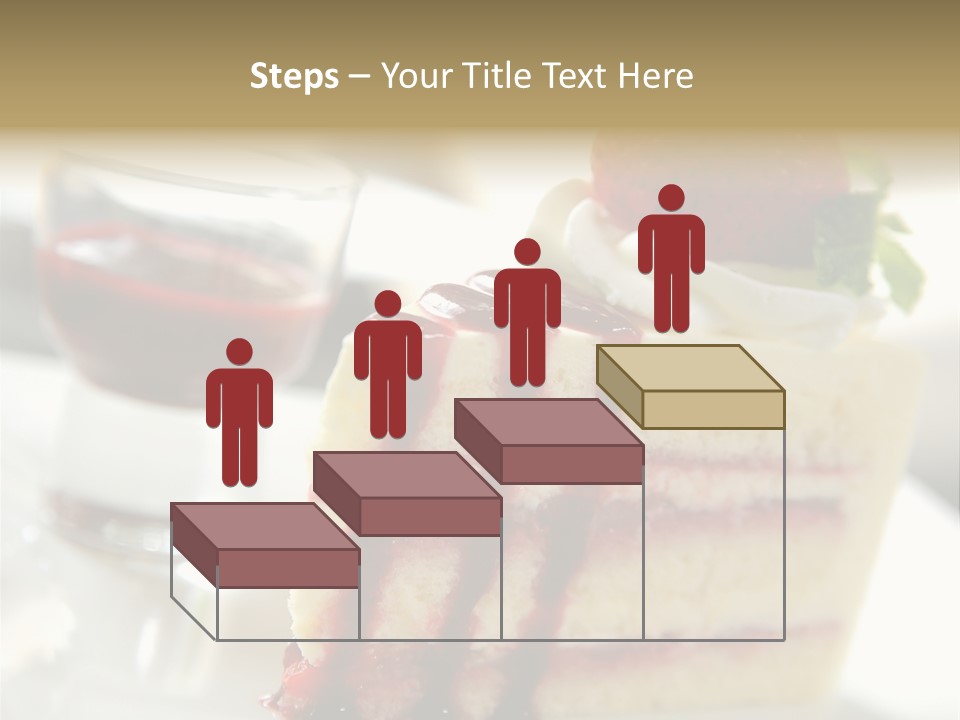 Plate Jelly Decoration PowerPoint Template