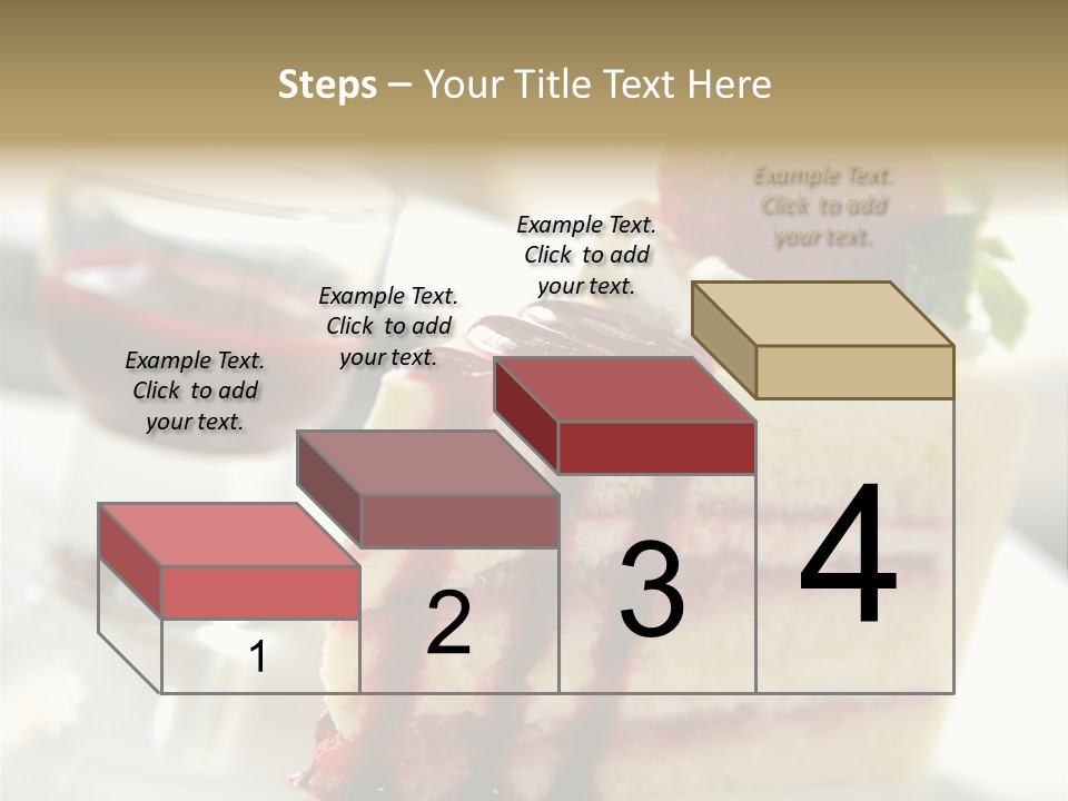 Plate Jelly Decoration PowerPoint Template