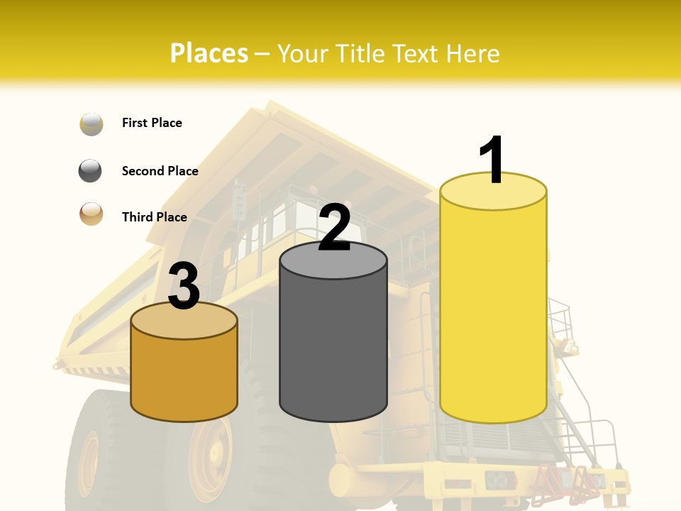 Big Isolated Dirt PowerPoint Template