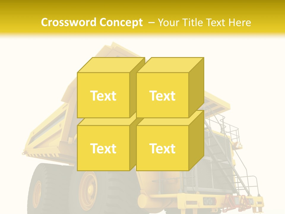 Big Isolated Dirt PowerPoint Template