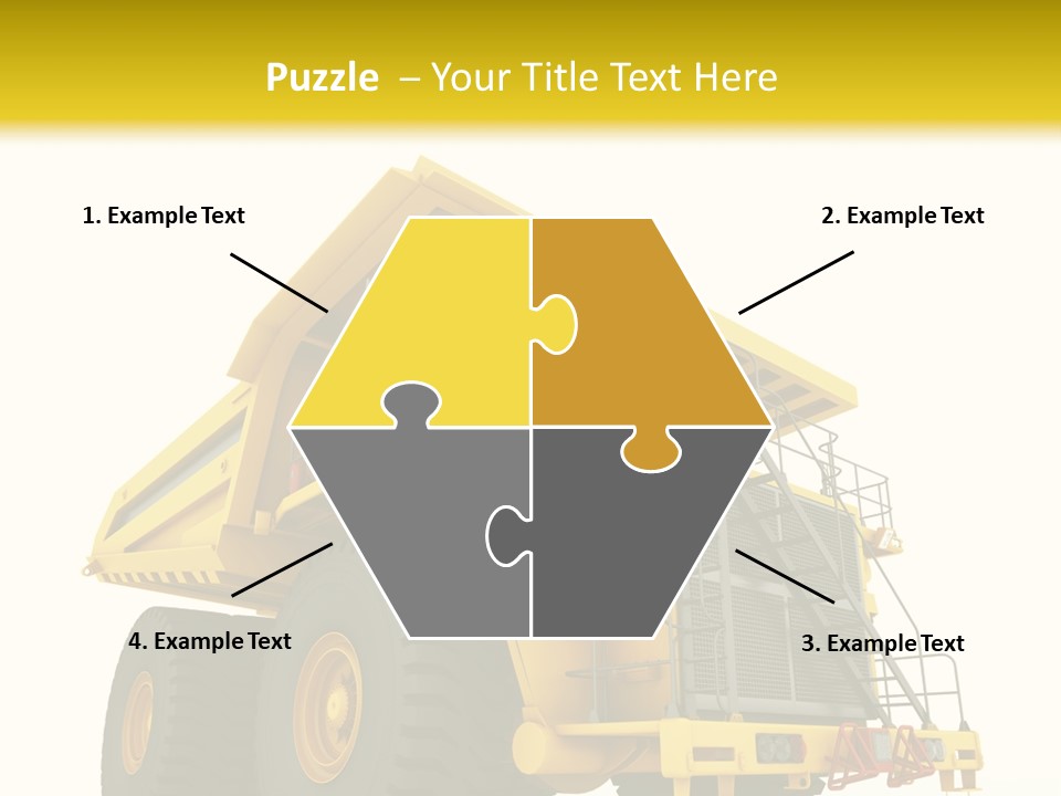 Big Isolated Dirt PowerPoint Template