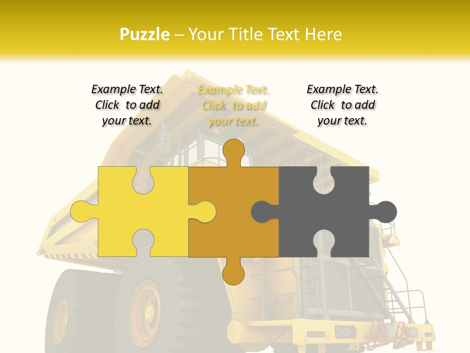 Big Isolated Dirt PowerPoint Template