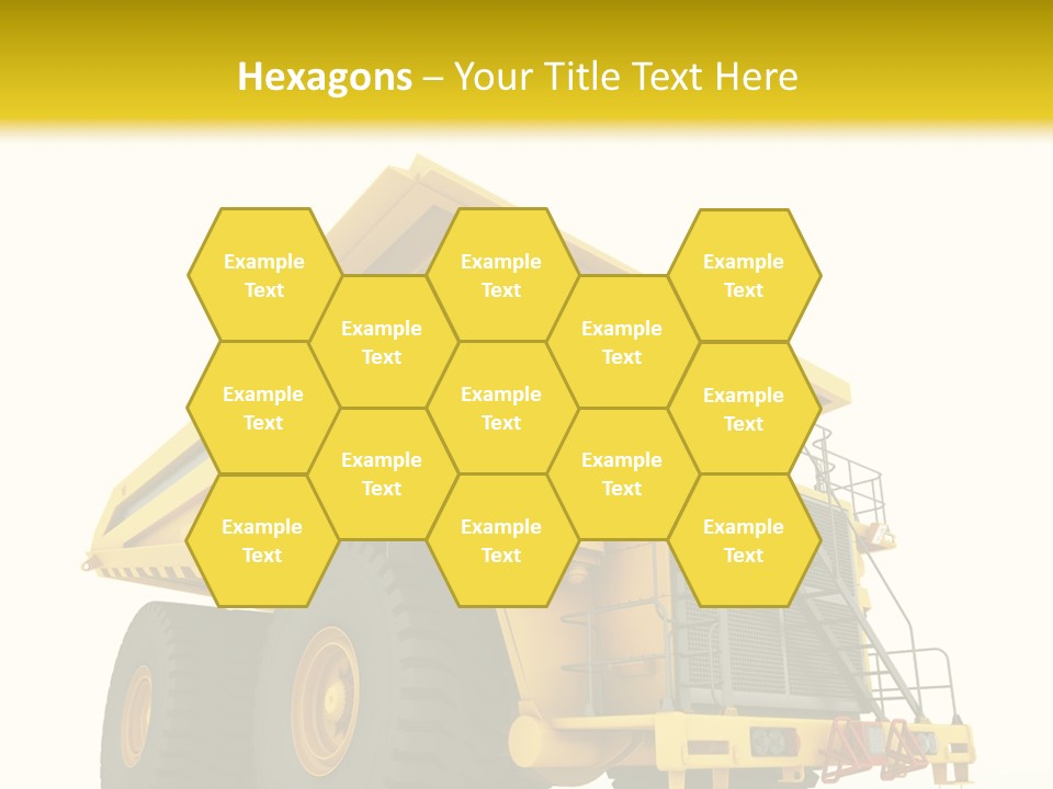 Big Isolated Dirt PowerPoint Template