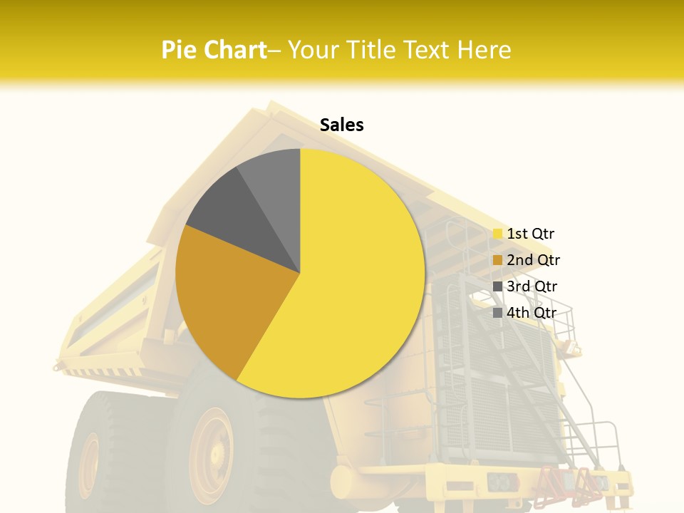Big Isolated Dirt PowerPoint Template