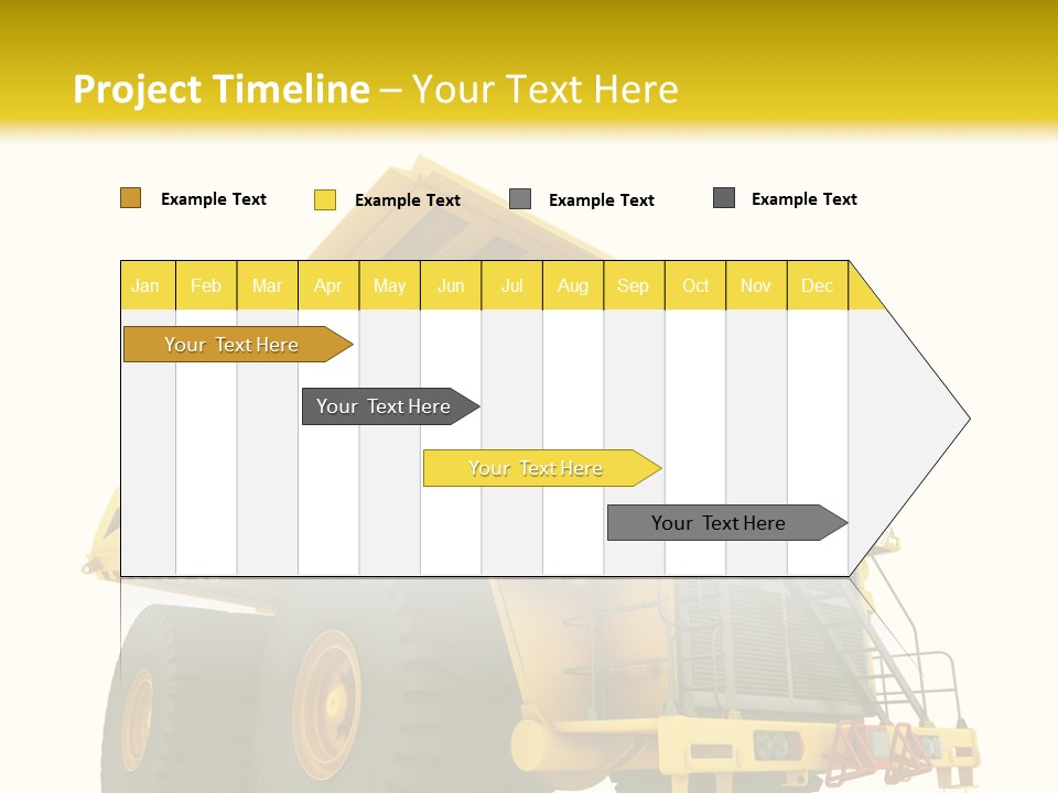 Big Isolated Dirt PowerPoint Template