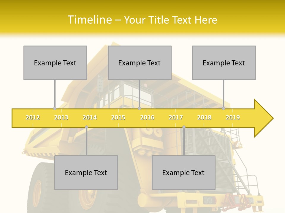 Big Isolated Dirt PowerPoint Template