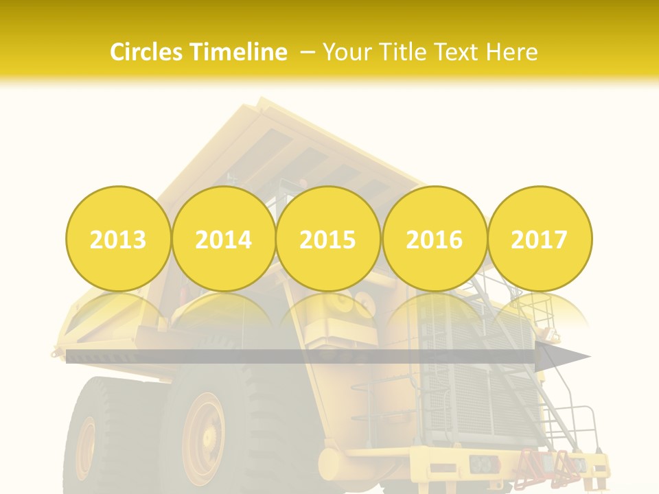 Big Isolated Dirt PowerPoint Template