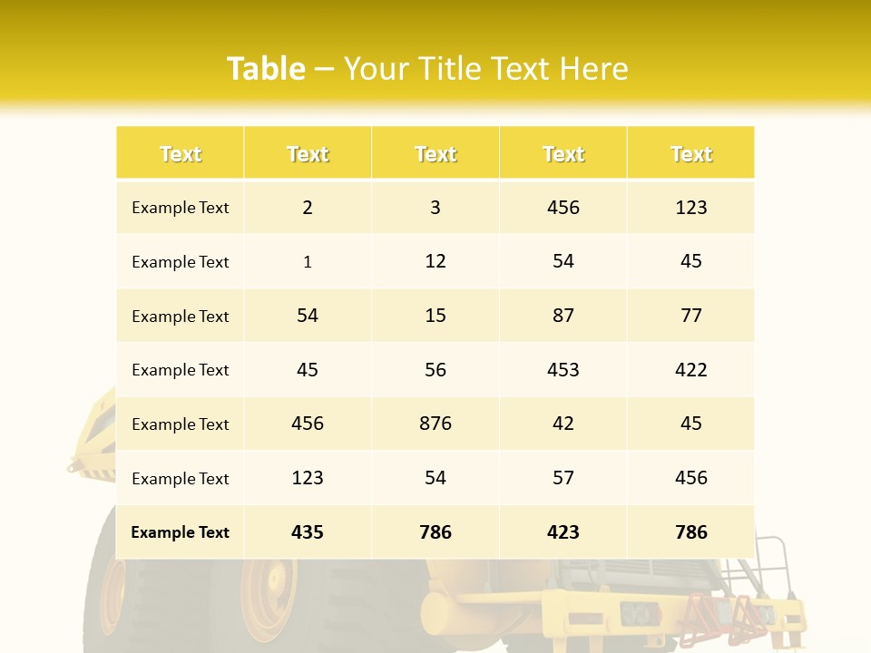 Big Isolated Dirt PowerPoint Template
