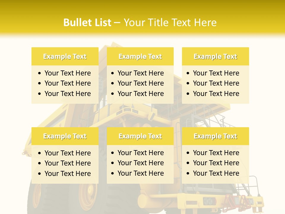 Big Isolated Dirt PowerPoint Template