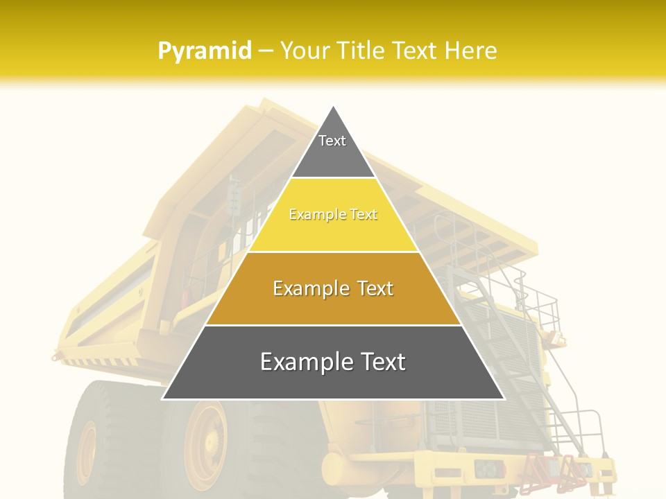 Big Isolated Dirt PowerPoint Template