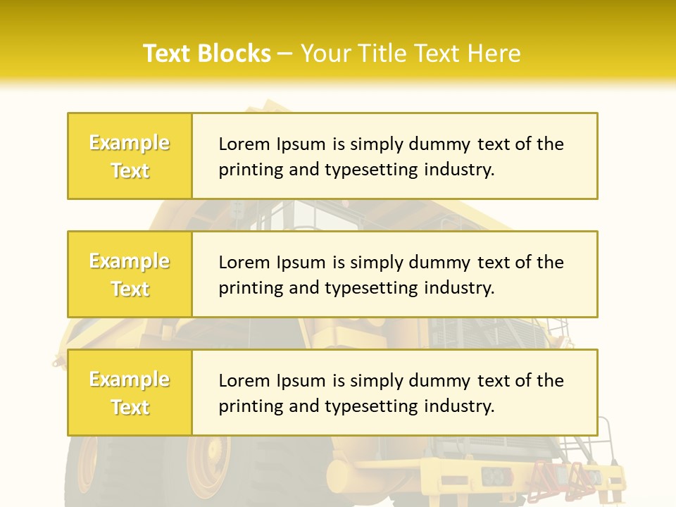 Big Isolated Dirt PowerPoint Template
