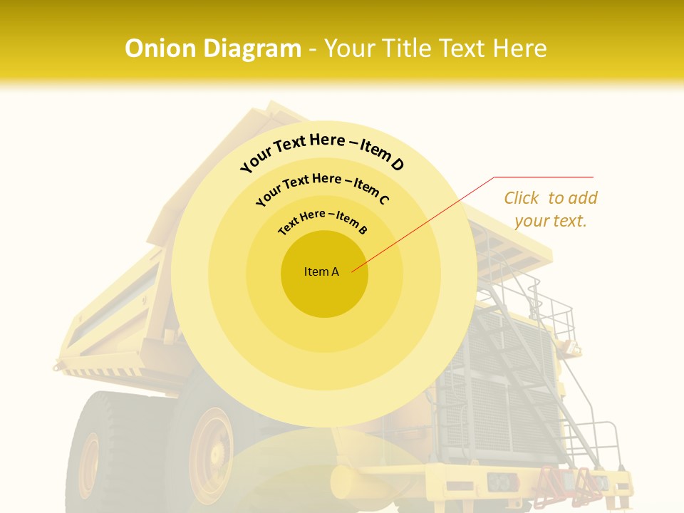 Big Isolated Dirt PowerPoint Template