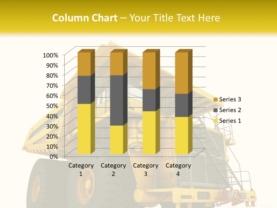 Big Isolated Dirt PowerPoint Template