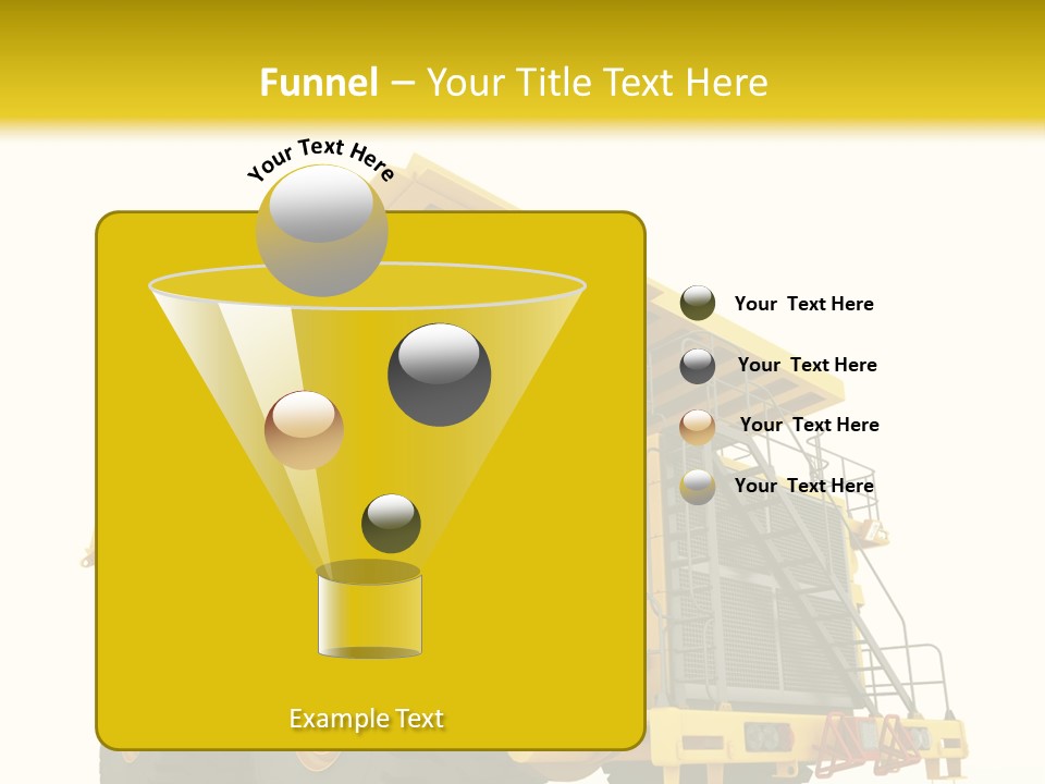 Big Isolated Dirt PowerPoint Template