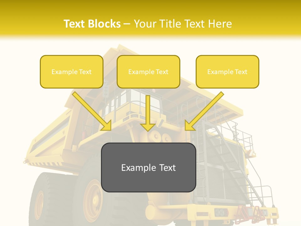 Big Isolated Dirt PowerPoint Template