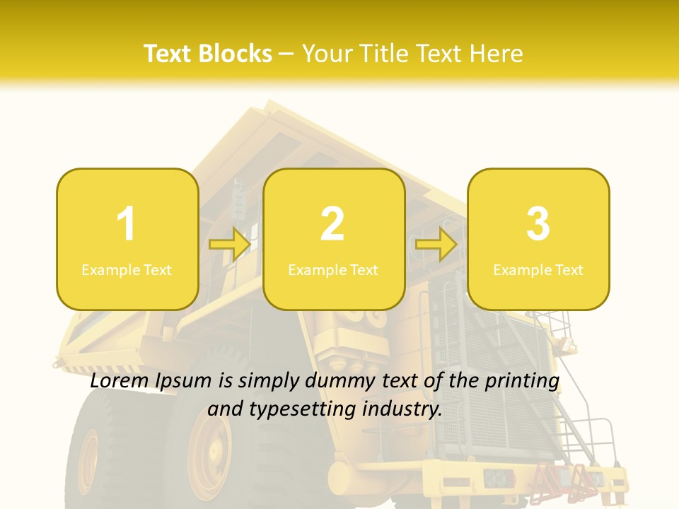 Big Isolated Dirt PowerPoint Template