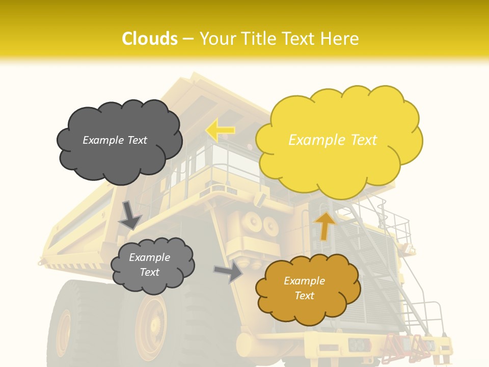 Big Isolated Dirt PowerPoint Template