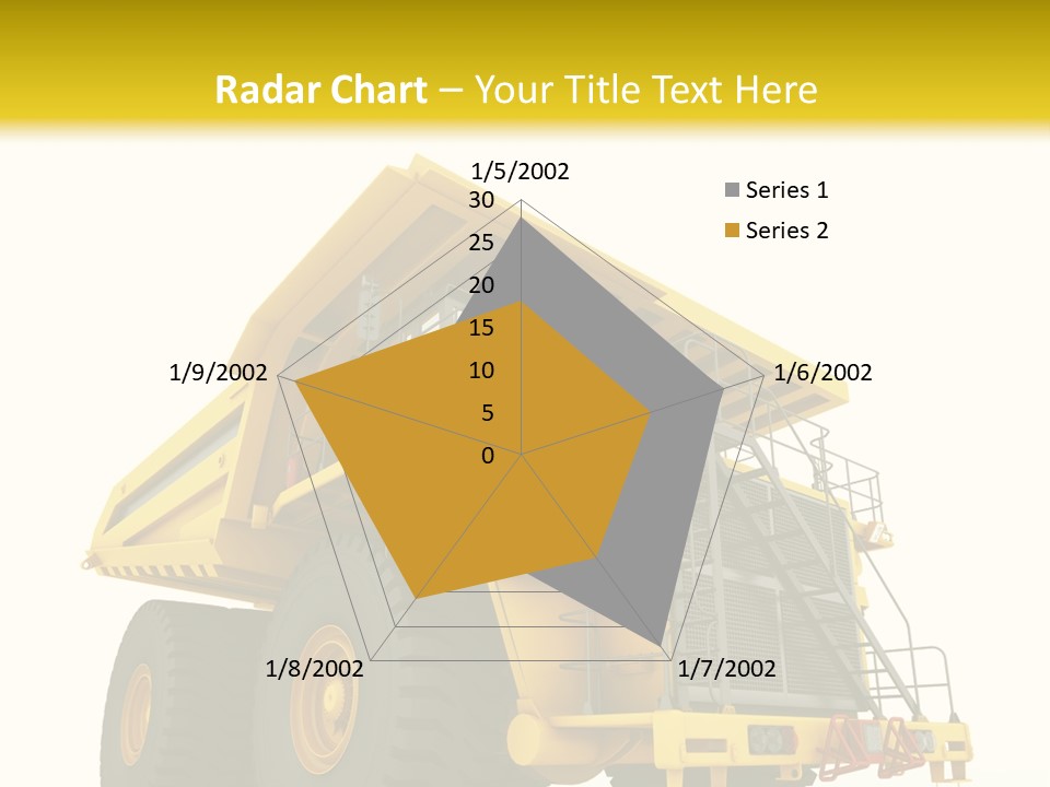 Big Isolated Dirt PowerPoint Template