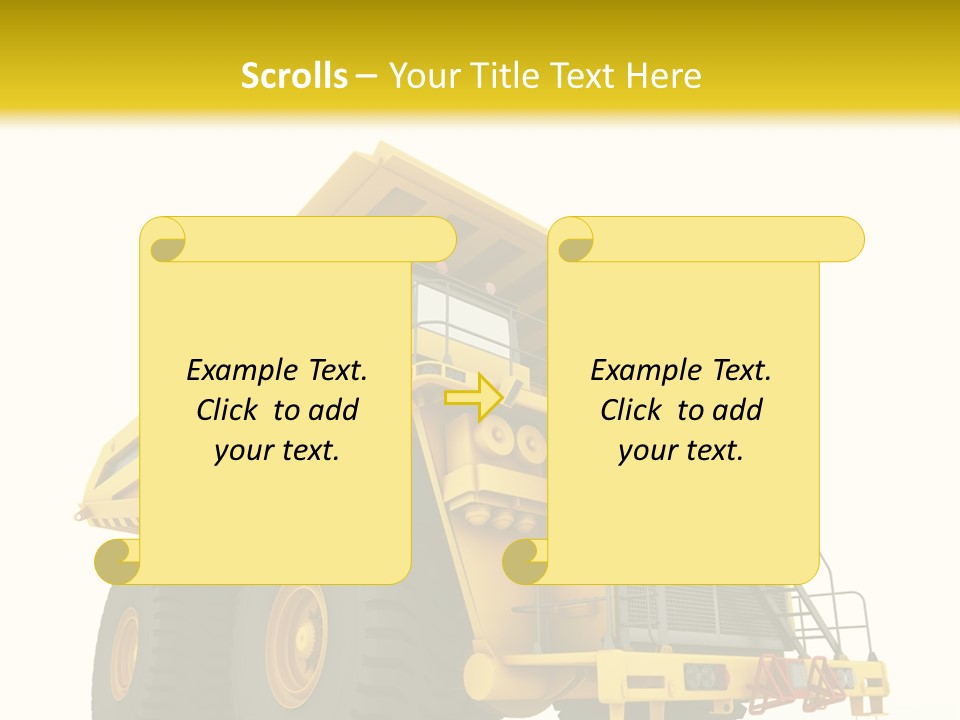 Big Isolated Dirt PowerPoint Template