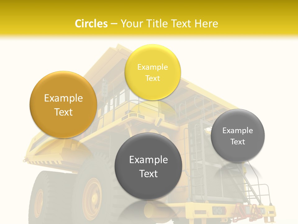 Big Isolated Dirt PowerPoint Template