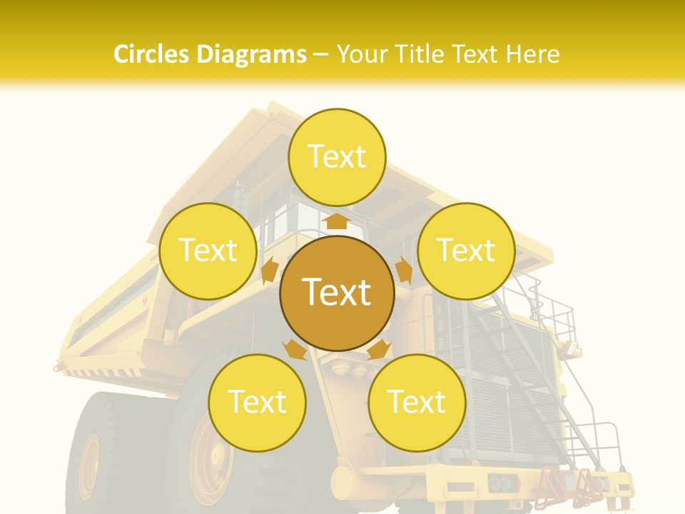 Big Isolated Dirt PowerPoint Template