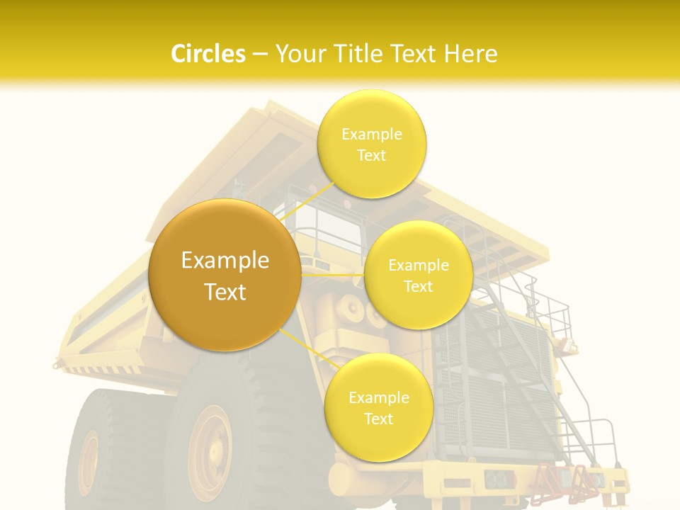 Big Isolated Dirt PowerPoint Template