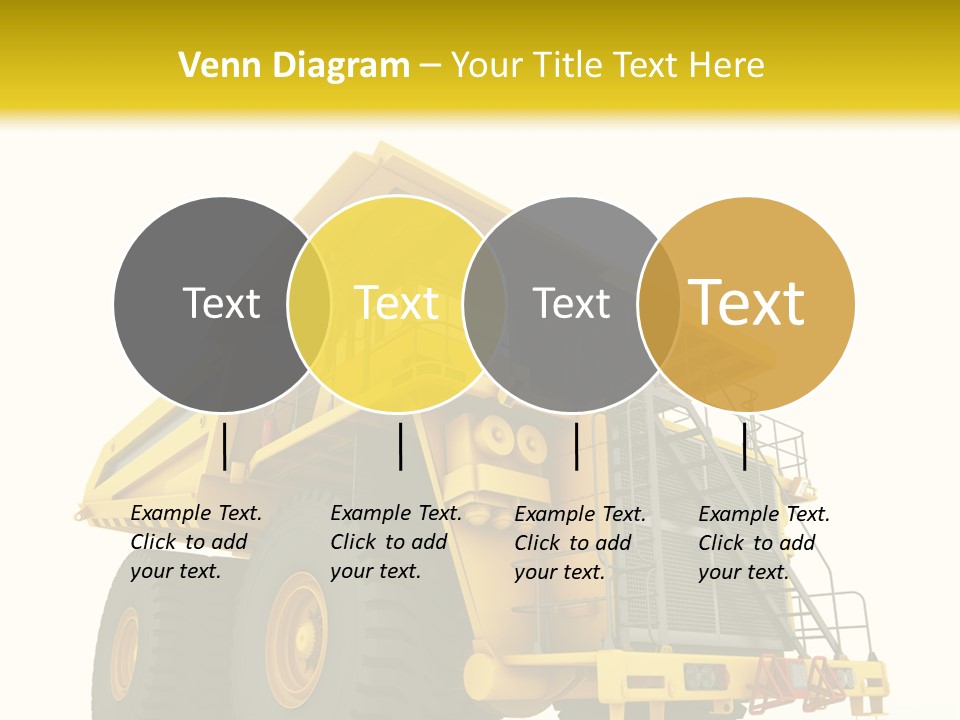 Big Isolated Dirt PowerPoint Template