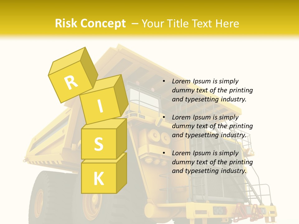 Big Isolated Dirt PowerPoint Template