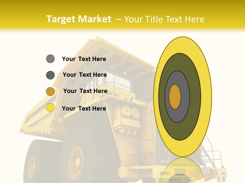 Big Isolated Dirt PowerPoint Template