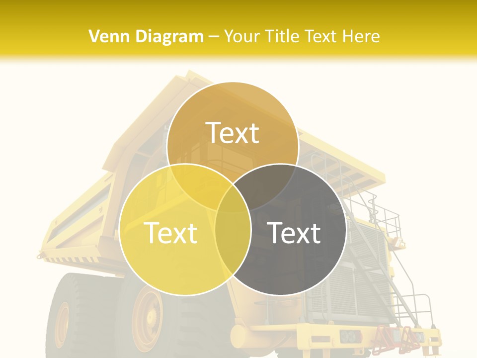 Big Isolated Dirt PowerPoint Template