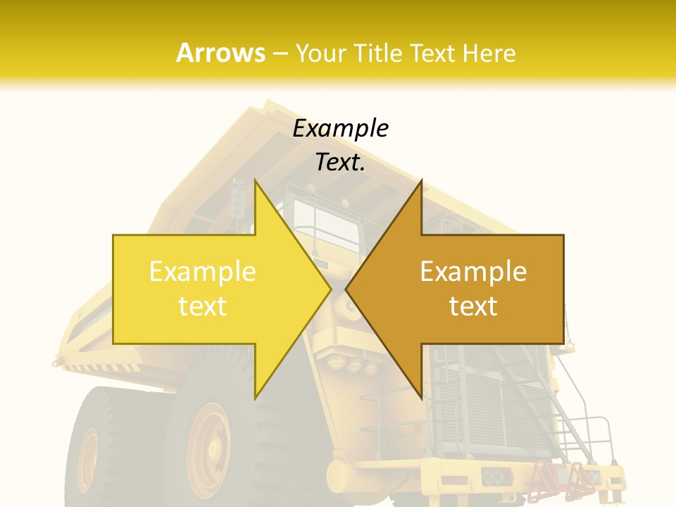 Big Isolated Dirt PowerPoint Template