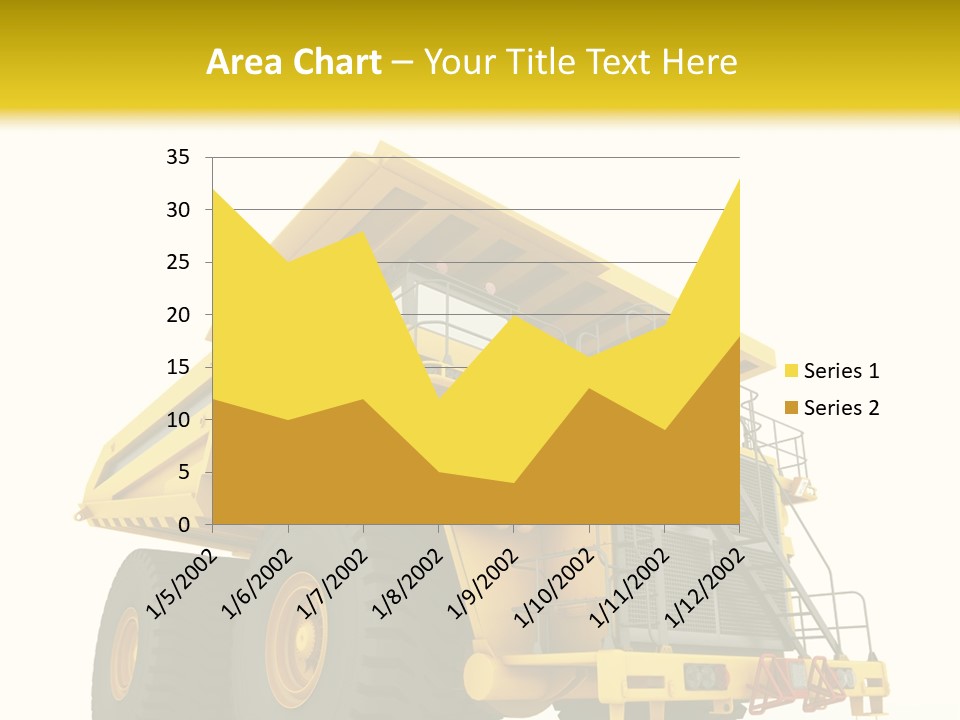 Big Isolated Dirt PowerPoint Template