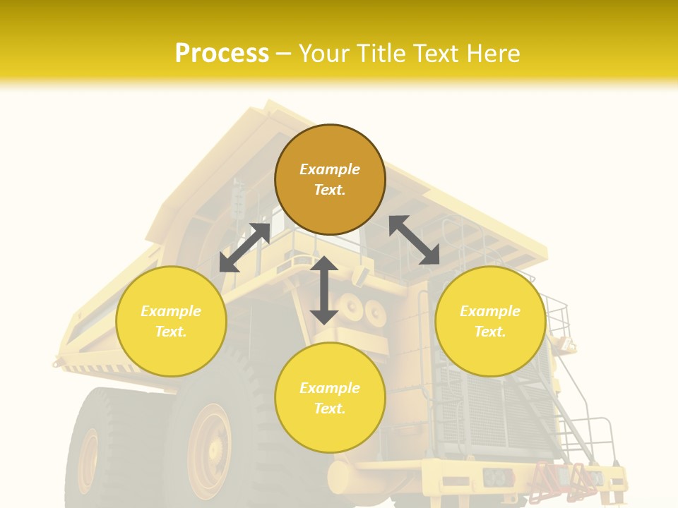 Big Isolated Dirt PowerPoint Template