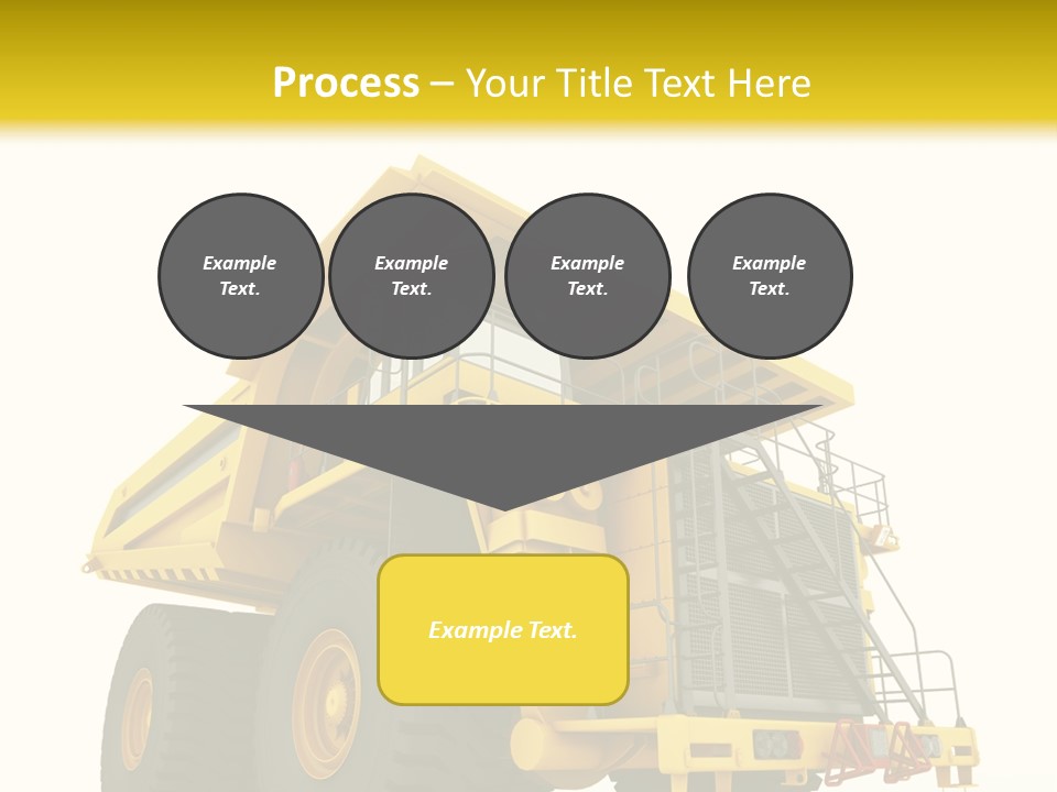 Big Isolated Dirt PowerPoint Template