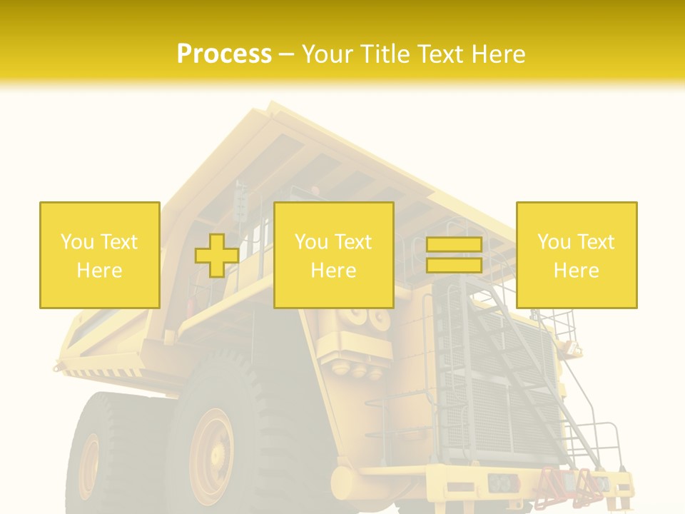 Big Isolated Dirt PowerPoint Template
