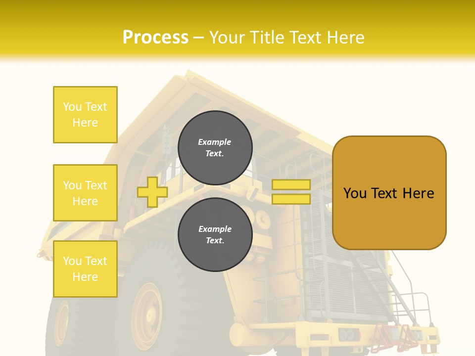 Big Isolated Dirt PowerPoint Template