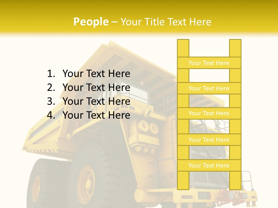 Big Isolated Dirt PowerPoint Template